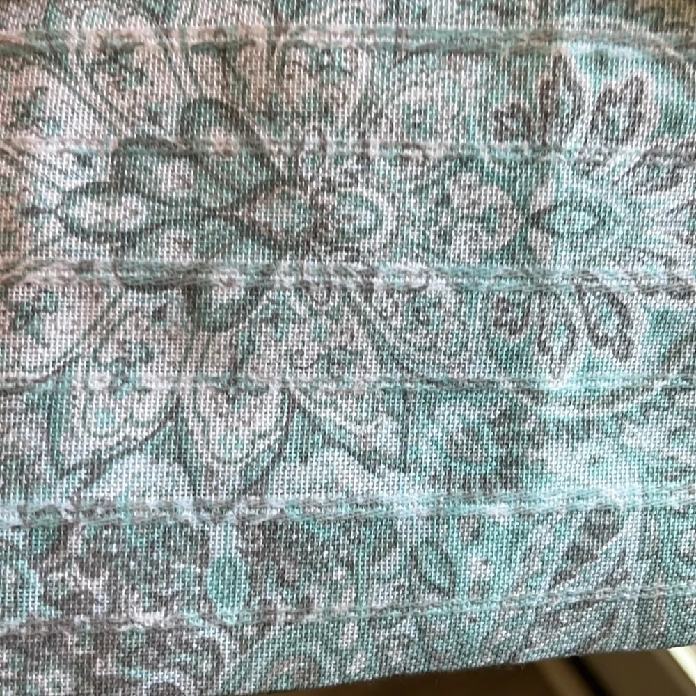 Three 3 Traditions by Waverly Swept Away Valances NWT Aqua 52” x 16”